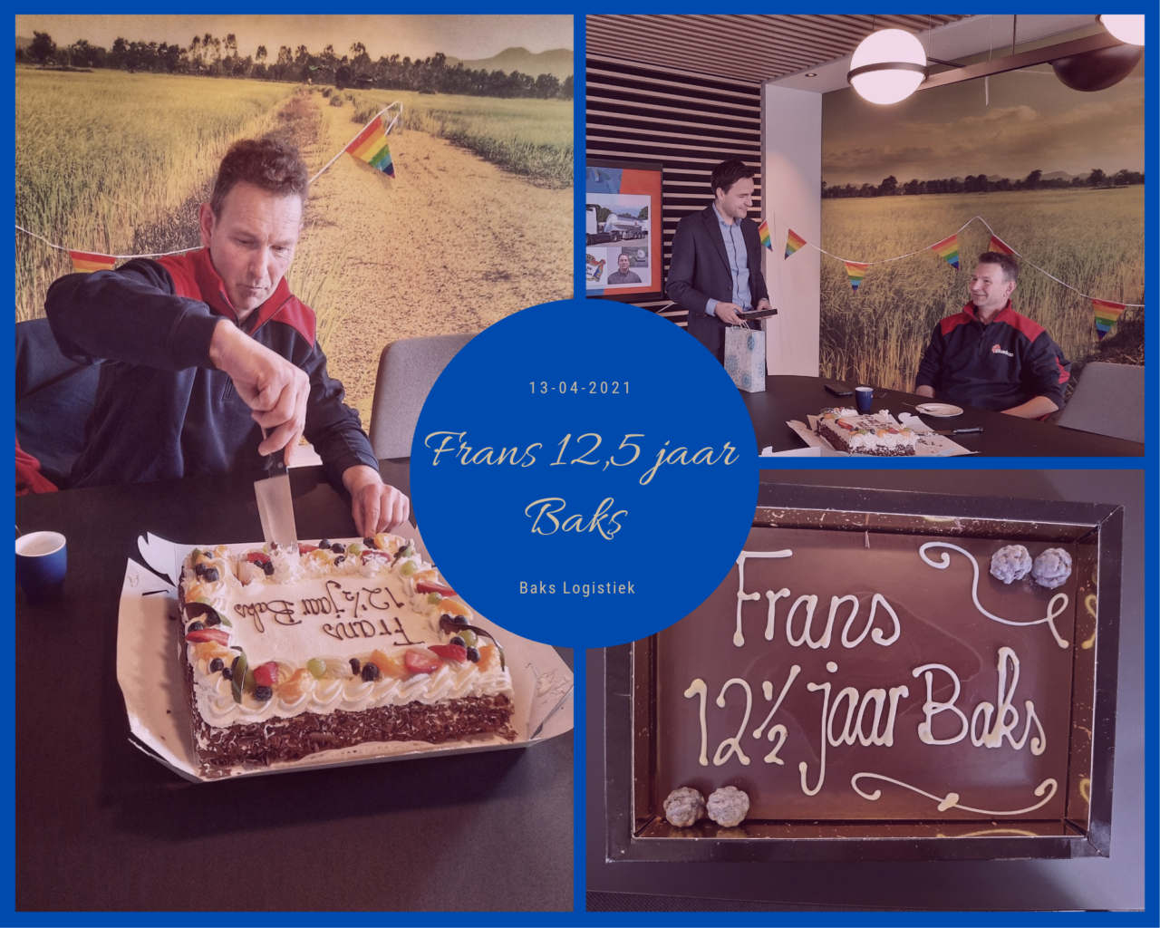 Jubilaris Frans van de Ven Baks